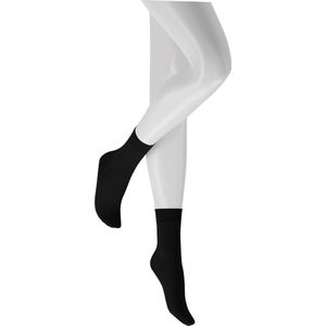 Hudson - Relax Light - Damessokken - Zwart - 60% Katoen, 12% Polyamide, 1 Paar