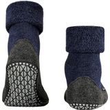 FALKE Cosyshoe antislip noppen merinowol huissokken pantoffels heren blauw