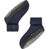 FALKE Cosyshoe antislip noppen merinowol huissokken pantoffels heren blauw