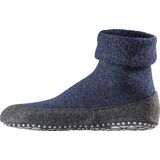 FALKE Cosyshoe antislip noppen merinowol huissokken pantoffels heren blauw