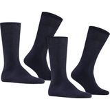 FALKE Swing - Sportsokken - Blauw - Katoen - Multipack 2 Paar