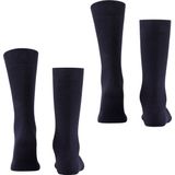 FALKE Swing - Sportsokken - Blauw - Katoen - Multipack 2 Paar