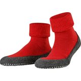 FALKE Cosyshoe antislip noppen merinowol huissokken pantoffels heren rood - Maat 41-42