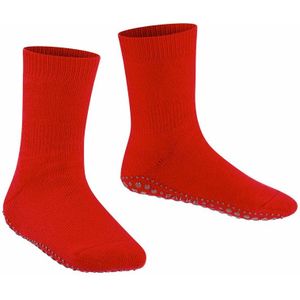FALKE - Catspads - Huissokken - Rood - Antislip Noppen Katoen Merino Wol