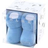 FALKE - Erstling - Huissokken - Blauw - Knuffelzacht Pluche Katoen