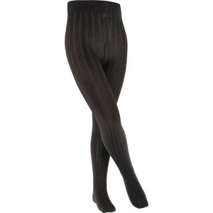 FALKE - Classic Rib - Panty - Zwart - Huidvriendelijk Katoen - Kinderen