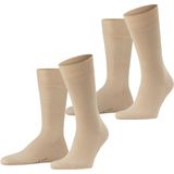 FALKE - Swing - Sokken - Beige - Katoen - Multipack 2 Paar