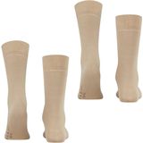 FALKE - Swing - Sokken - Beige - Katoen - Multipack 2 Paar