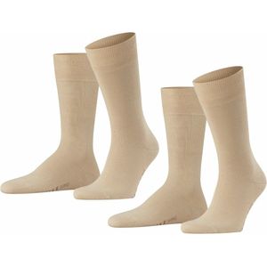 FALKE - Swing - Sokken - Beige - Katoen - Multipack 2 Paar