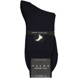 FALKE Airport Plus Sokken - Zwart - Merinowol Katoen