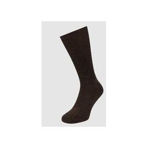 FALKE uniseks-volwassene Walkie Ergo U So wol functioneel materiaal eenkleurig Sokken, Bruin Dark Brown 5450, 42-43