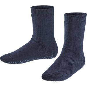 FALKE Catspads antislip noppen katoen merinowol huissokken kinderen blauw - Maat 19-22