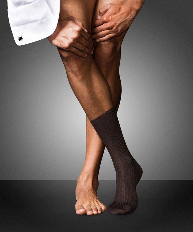 FALKE - No. 7 - Huissokken - Bruin - Merinowol