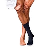 FALKE - No. 7 - Huissokken - Blauw - Wol, 1 Paar, 45-46