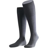 FALKE - Heren Kniekousen No. 7 - Grijs Anthracite Melange - 1 Paar