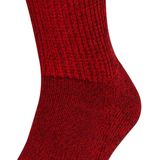 FALKE Walkie Ergo eenkleurig wol functioneel materiaal sokken unisex rood - maat 37-38