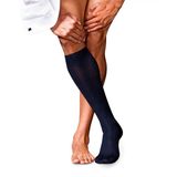 FALKE - Kniekousen No. 2 - Blauw - Kasjmier - 1 Paar