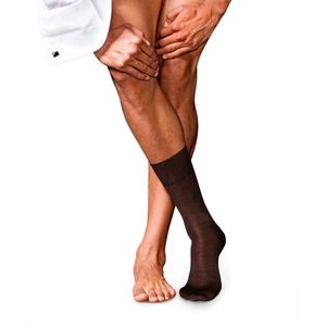 FALKE - No. 6 - Huissokken - Bruin - Merinowol en Zijde