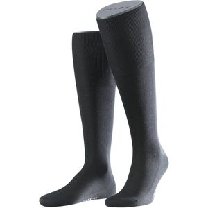 FALKE No. 6 Finest Merino & Silk heren kniekousen - zwart (black)