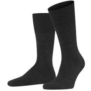 FALKE Herren Airport Socken Wolle Baumwolle Schwarz Grau vie... 43-44