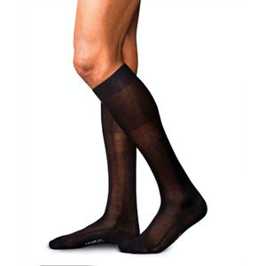 FALKE - No. 9 Pure Fil d Ecosse - Heren Kniekousen - Zwart
