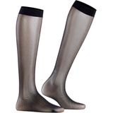 FALKE - Net Damessokken - Zwart - Transparant - 1 Paar