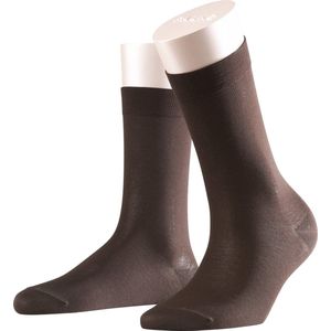 FALKE Cotton Touch damessokken, katoen, donkerbruin (dark brown)