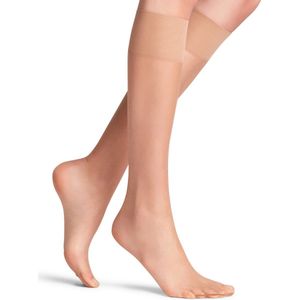 FALKE Shelina beige, glanzend ultra transparant 12 Denier pantykousen dames beige - Maat 39-42