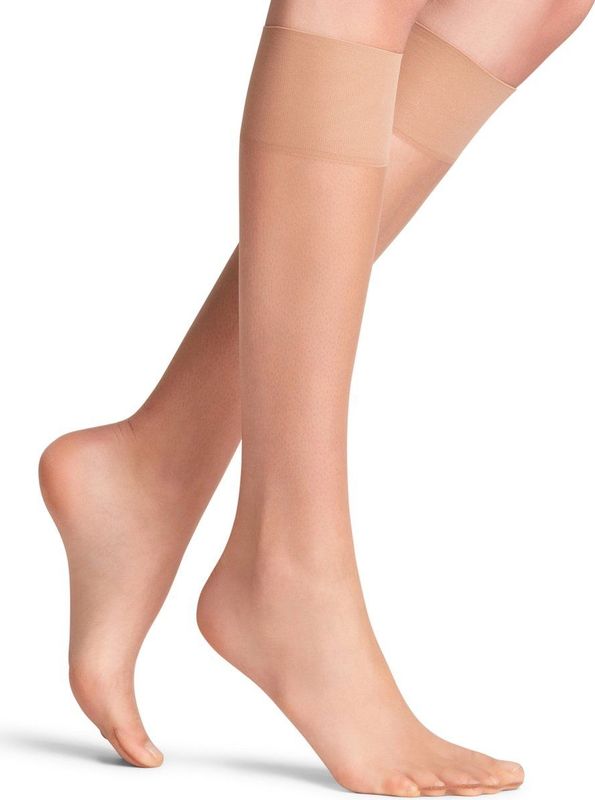FALKE Shelina beige, glanzend ultra transparant 12 Denier pantykousen dames beige - Maat 35-38