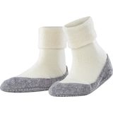 FALKE Cosyshoe W HP wollen noppen op de zool, 1 paar, damespantoffels, wit (Off-White 2049), 41-42, Wit (Off-White) 2049, 41/42 EU
