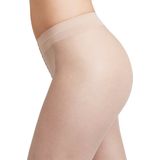 FALKE Shelina beige, glanzend ultra transparant 12 Denier panty maillot dames bruin - Maat S