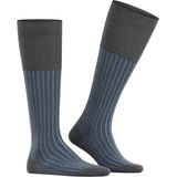 FALKE - Shadow - Kniekousen - Antraciet - Merceriseerd Katoen, Drukvrij Teenstuk, Verstevigde Zones