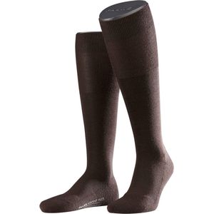 FALKE - Airport Plus - Heren Kniokousen - Donkerbruin - Katoen/Merinowol