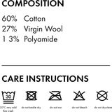 FALKE - Flausch B - Sokken - Grijs Light Grey Melange - Katoen Merinowol - 1 Paar