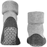 FALKE Cosyshoe antislip noppen merinowol huissokken pantoffels heren grijs - Maat 37-38