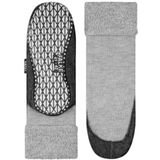 FALKE Cosyshoe antislip noppen merinowol huissokken pantoffels heren grijs - Maat 37-38