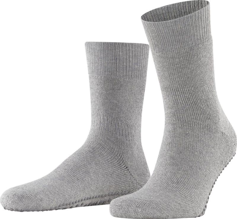 FALKE - Homepads - Huissokken - Grijs - Wol Katoen