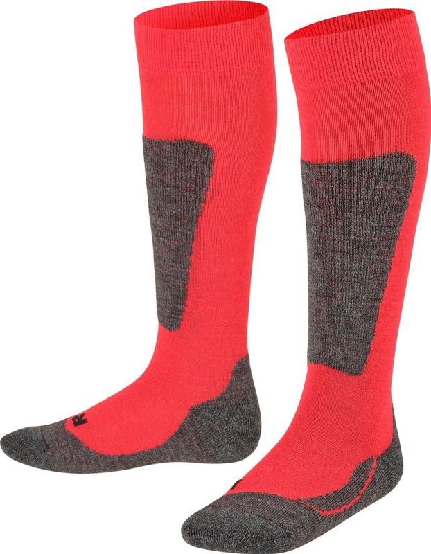 FALKE - Kids Active - Skisokken - Rood - Maat 23-26