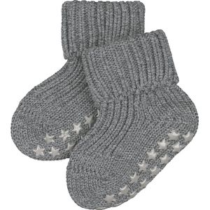 FALKE - Cotton Catspads - Huissokken - Grijs - Antislip Noppen - Duurzaam Katoen