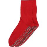 FALKE Homepads antislip noppen katoen merinowol huissokken heren rood