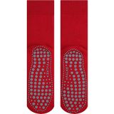 FALKE Homepads antislip noppen katoen merinowol huissokken heren rood