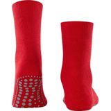 FALKE Homepads antislip noppen katoen merinowol huissokken heren rood