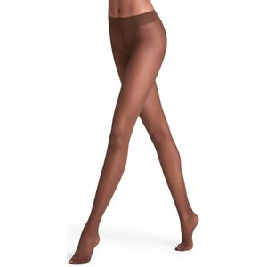 FALKE - Shelina - Panty - Bruin - 12 DEN, Transparant, Innovatief Hygiënisch Netkruisje