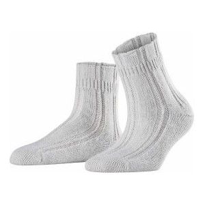 FALKE Dames Sokken Bedsock - Grijs - Angorawol - 1 Paar