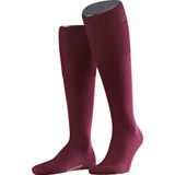 FALKE Airport - Kniekousen - Rood - Merinowol/Katoen - Effen