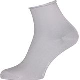 FALKE Cotton Touch korte damessokken - katoen - zilvergrijs (silver) - Maat: 35-38