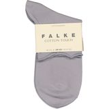 FALKE Cotton Touch korte damessokken - katoen - zilvergrijs (silver) - Maat: 35-38