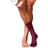 FALKE - No. 7 Finest Merino - Herensokken - Donkerrood - Thermisch Regulerend