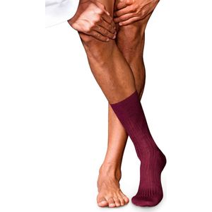 FALKE - No. 7 - Heren Sokken - Rood - Wol, 1 Paar, 43-44