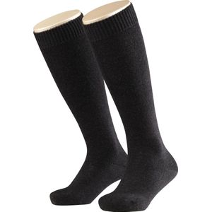 FALKE - Comfort Wool - Kniehoge Sokken - Zwart - Merinowol - 1 Paar